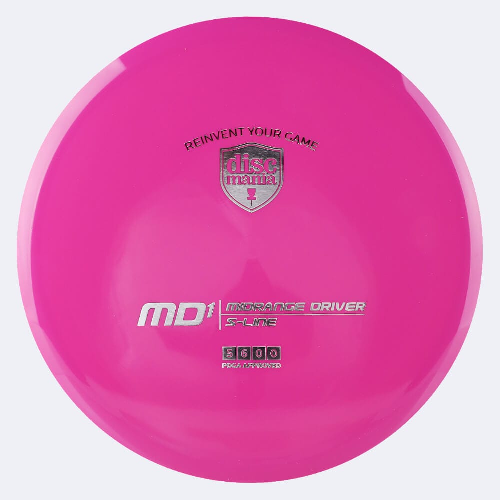 Discmania MD1 in rosa, im S-Line Kunststoff und ohne Spezialeffekt
