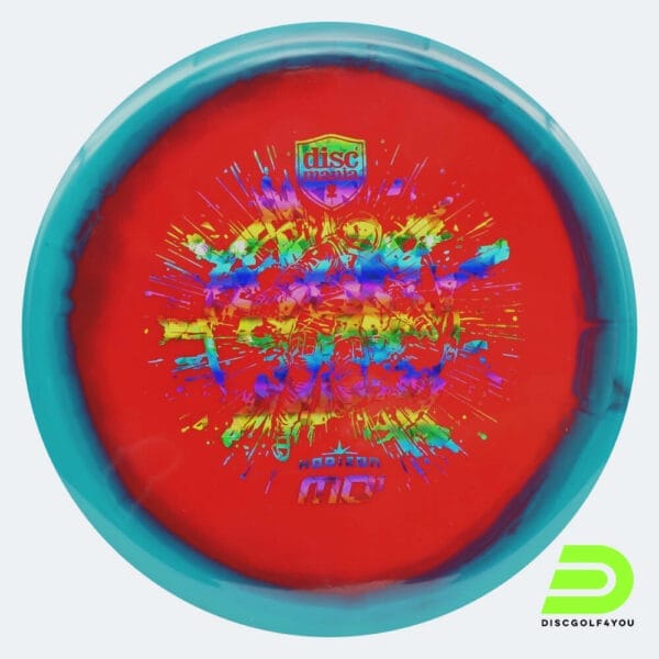 Discmania MD1 in rot-türkis, horizon plastic