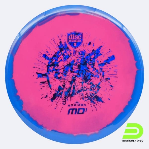 Discmania MD1 in rosa-blau, im Horizon Kunststoff und ohne Spezialeffekt