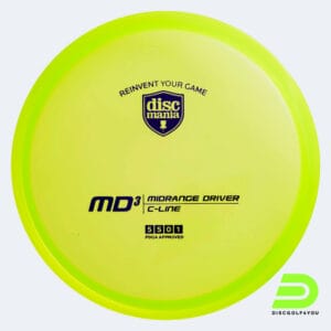 Discmania MD3 in light-green, c-line plastic