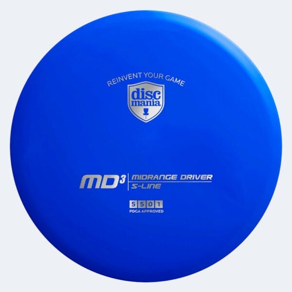 Discmania MD3 in blue, s-line plastic