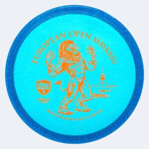 Discmania MD4 - 2024 European Open Fundraiser in blue, metal flake c-line plastic