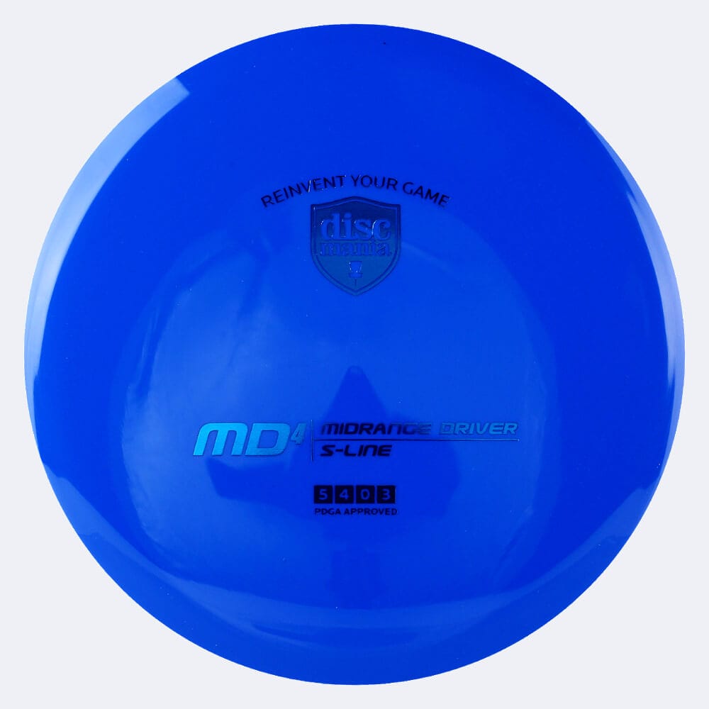 Discmania MD4 in blue, s-line plastic