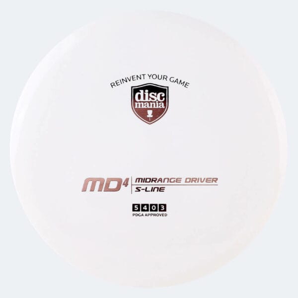 Discmania MD4 in weiss, im S-Line Kunststoff und ohne Spezialeffekt