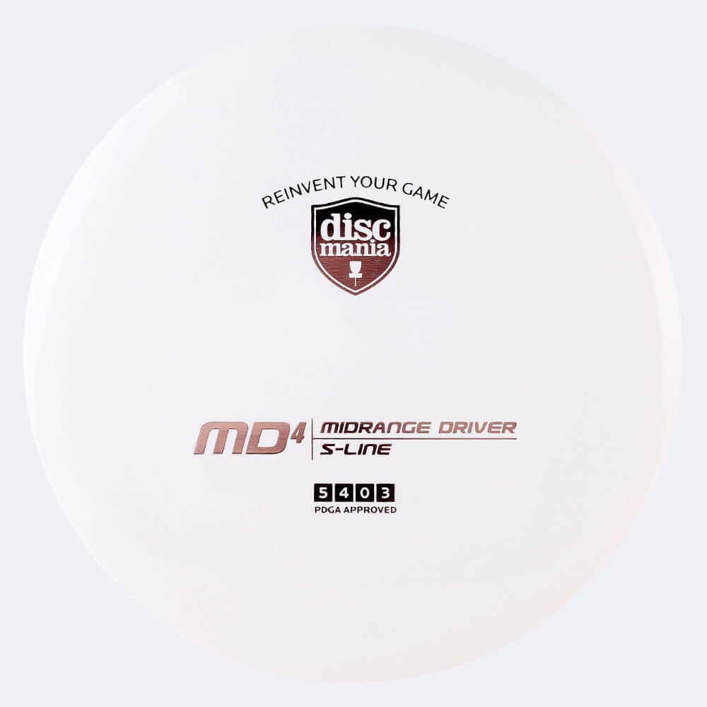 Discmania MD4 in weiss, im S-Line Kunststoff und ohne Spezialeffekt