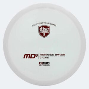Discmania MD5 in white, c-line plastic