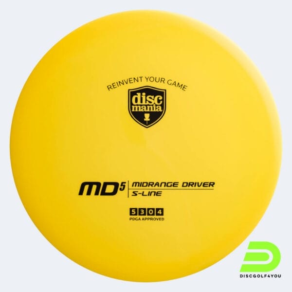 Discmania MD5 in gelb, im S-Line Kunststoff und ohne Spezialeffekt