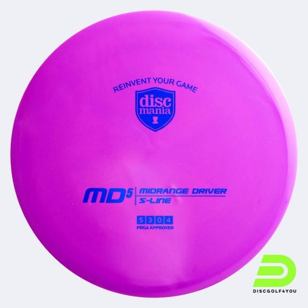 Discmania MD5 in purple, s-line plastic