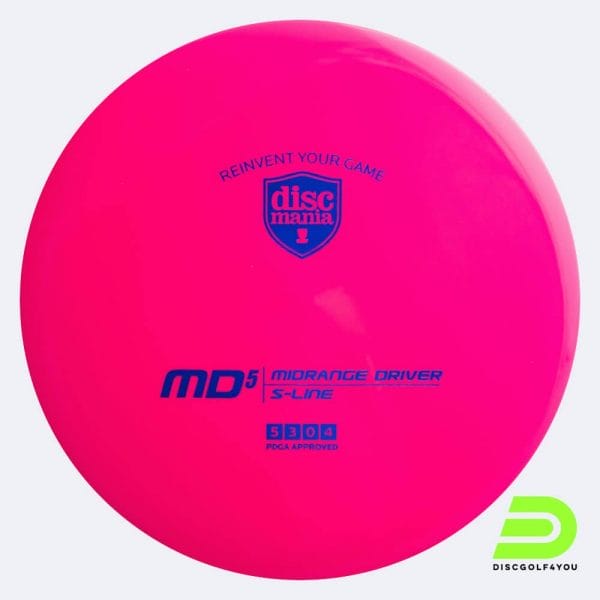 Discmania MD5 in rosa, im S-Line Kunststoff und ohne Spezialeffekt