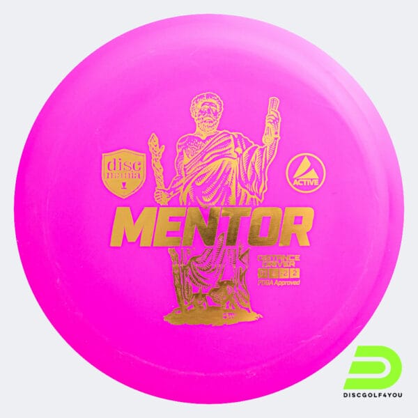 Discmania Mentor in pink, active plastic