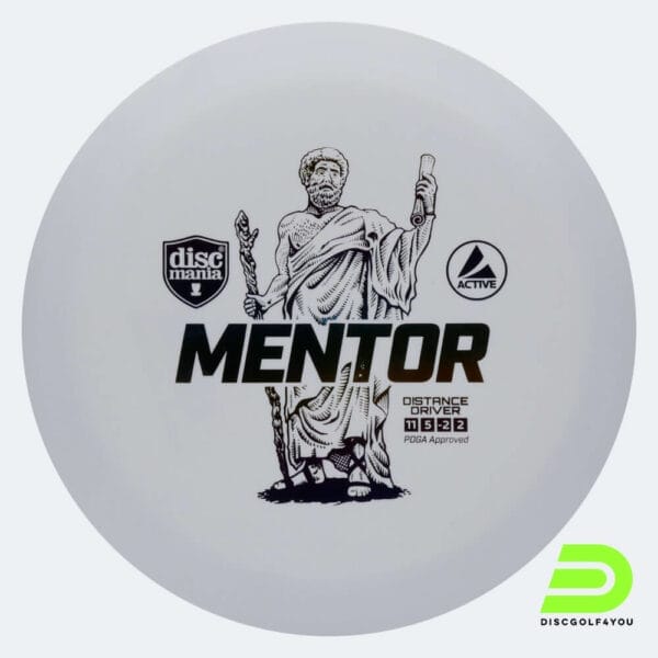 Discmania Mentor in white, active plastic