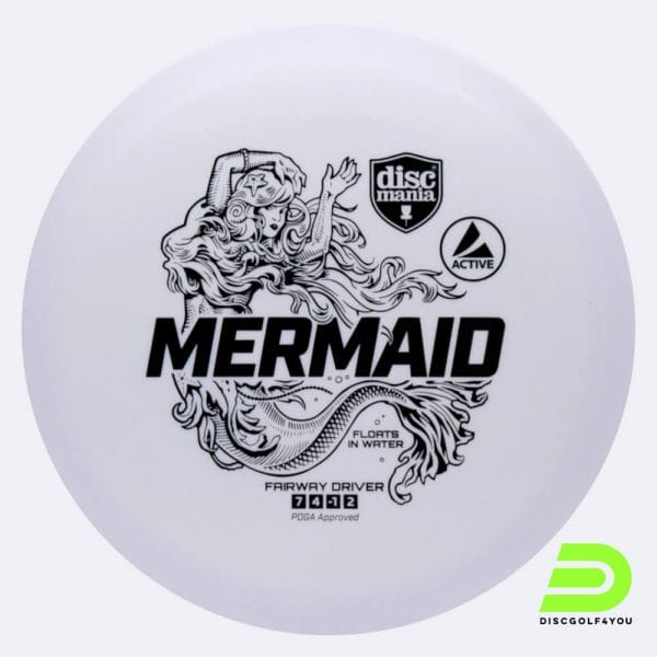 Discmania Mermaid in white, active plastic and floating effect