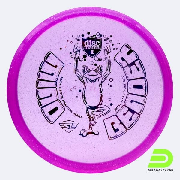 Discmania Mind Bender MD1 - Simon Lizotte Signature Series in purple, metal flake c-line plastic