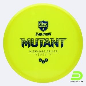 Discmania Mutant in gelb, im Neo Kunststoff und ohne Spezialeffekt