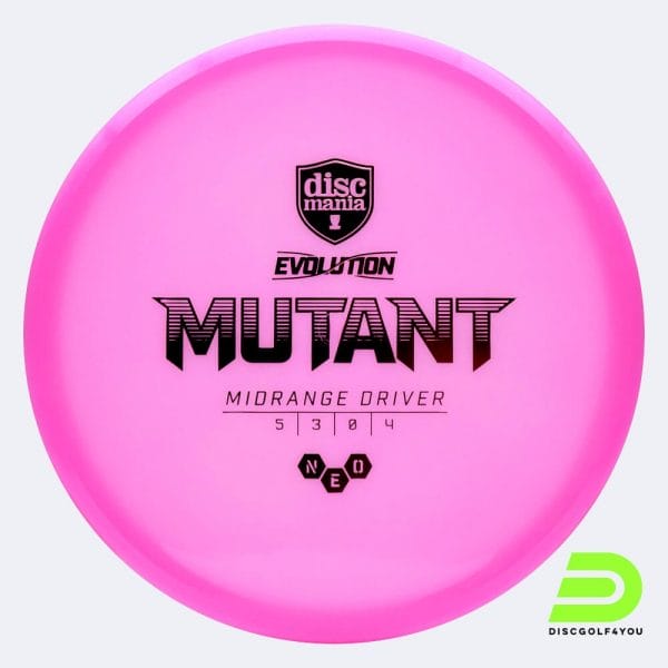 Discmania Mutant in rosa, im Neo Kunststoff und ohne Spezialeffekt