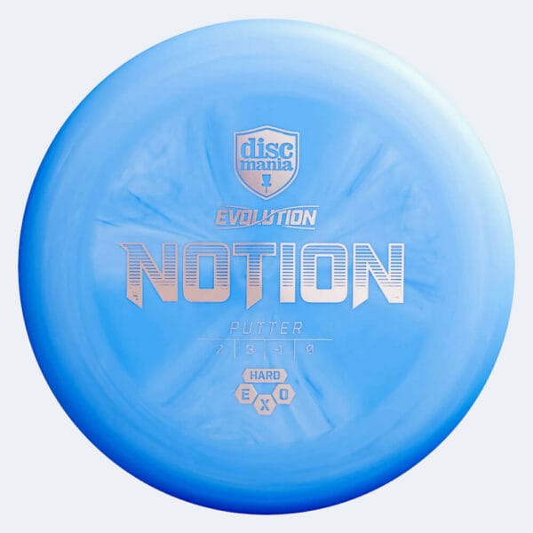 Discmania Notion in blau, im Exo Hard Kunststoff und ohne Spezialeffekt