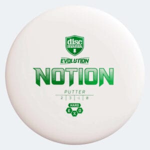 Discmania Notion in weiss, im Exo Hard Kunststoff und ohne Spezialeffekt