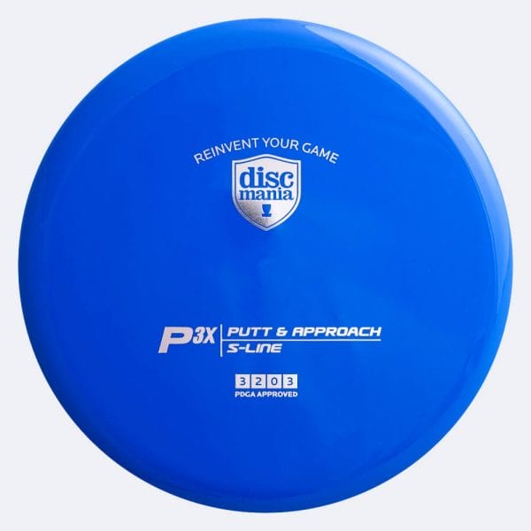 Discmania P3X in blue, s-line plastic