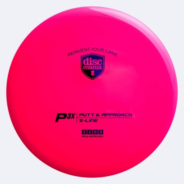 Discmania P3X in rosa, im S-Line Kunststoff und ohne Spezialeffekt