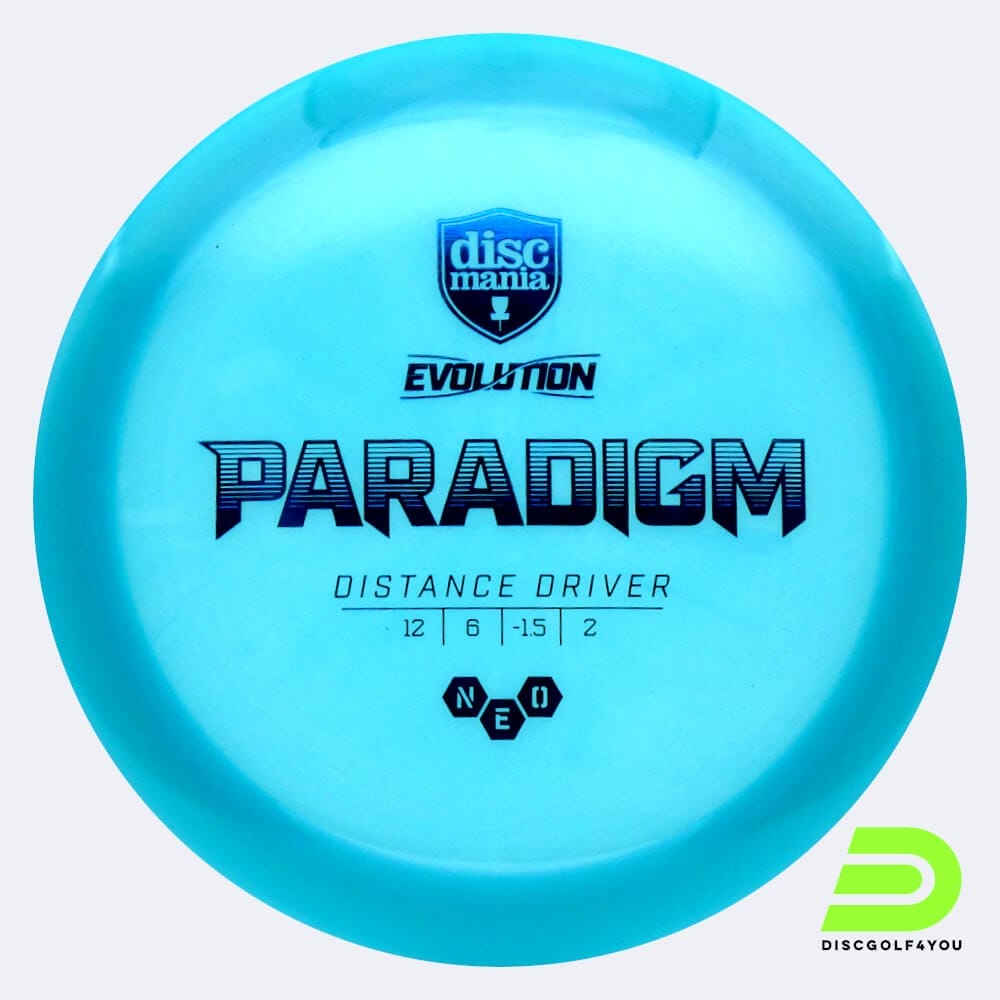 Discmania Paradigm in blau, im Neo Kunststoff und ohne Spezialeffekt