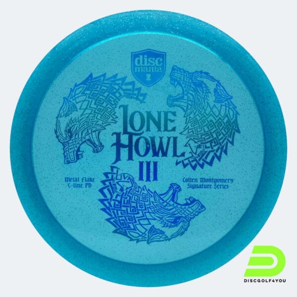Discmania PD Lone Howl - Colten Montgomery Siganture Series in blue, metal flake c-line plastic