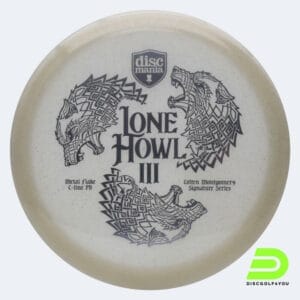 Discmania PD Lone Howl - Colten Montgomery Siganture Series in white, metal flake c-line plastic