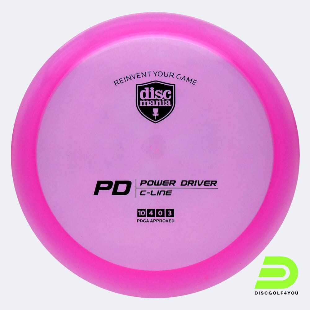 Discmania PD in pink, c-line plastic
