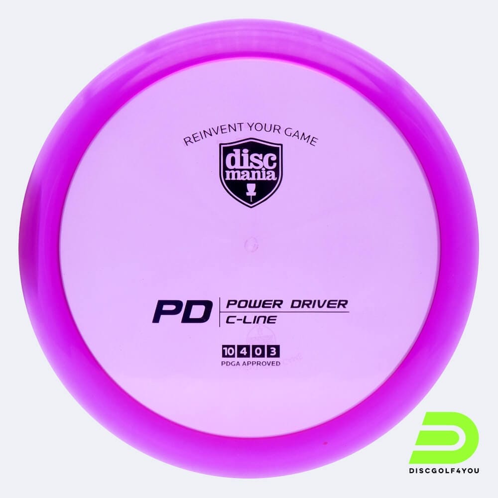 Discmania PD in purple, c-line plastic