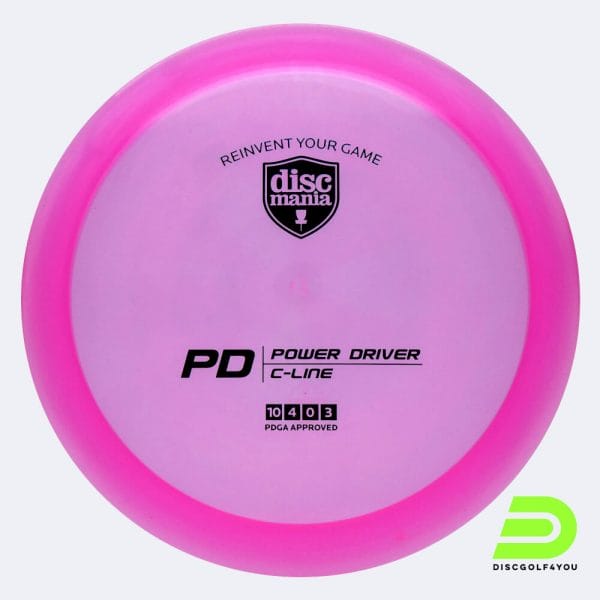 Discmania PD in rosa, im C-Line Kunststoff und ohne Spezialeffekt