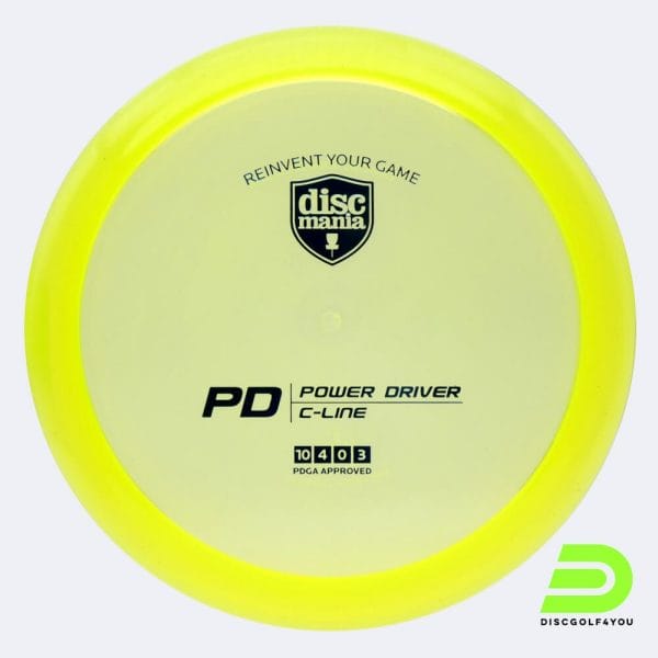 Discmania PD in yellow, c-line plastic