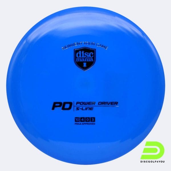 Discmania PD in blau, im S-Line Kunststoff und ohne Spezialeffekt