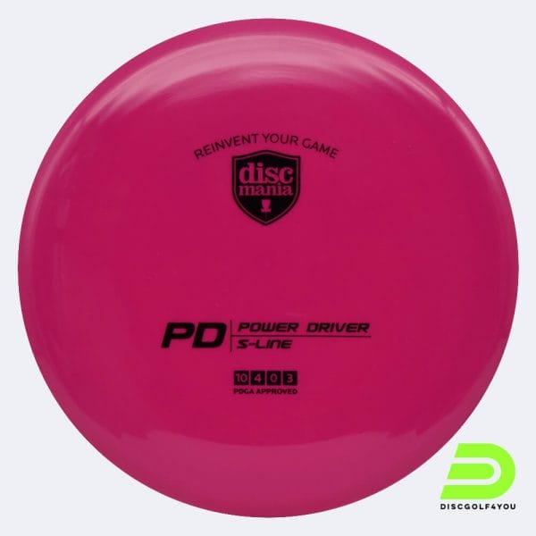 Discmania PD in rosa, im S-Line Kunststoff und ohne Spezialeffekt