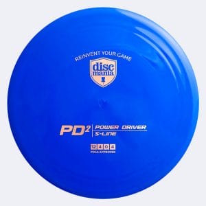 Discmania PD2 in blue, s-line plastic