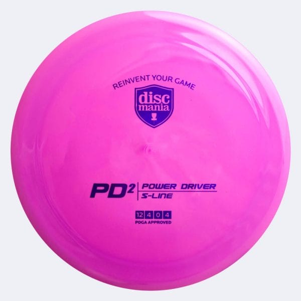 Discmania PD2 in pink, s-line plastic