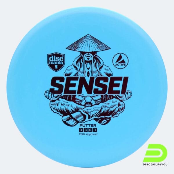 Discmania Sensei in blau, im Active Kunststoff und ohne Spezialeffekt