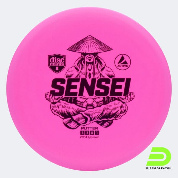 Discmania Sensei in pink, active plastic