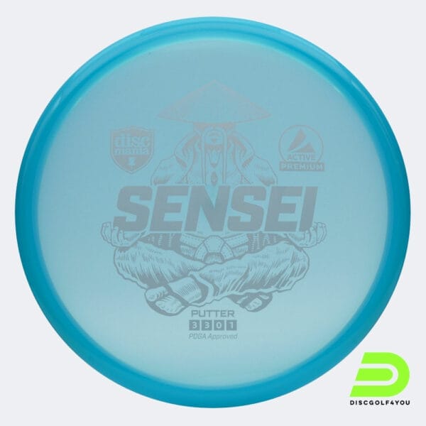 Discmania Sensei in blau, im Active Premium Kunststoff und ohne Spezialeffekt