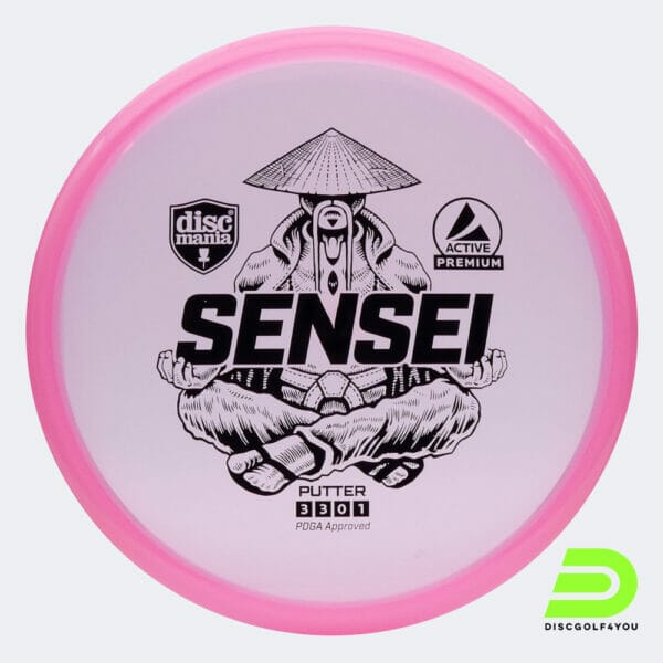 Discmania Sensei in pink, active premium plastic