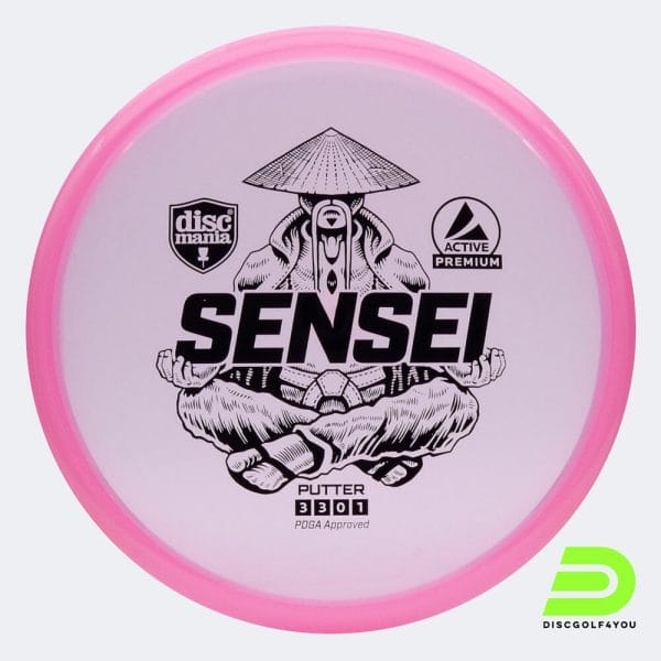 Discmania Sensei in pink, active premium plastic