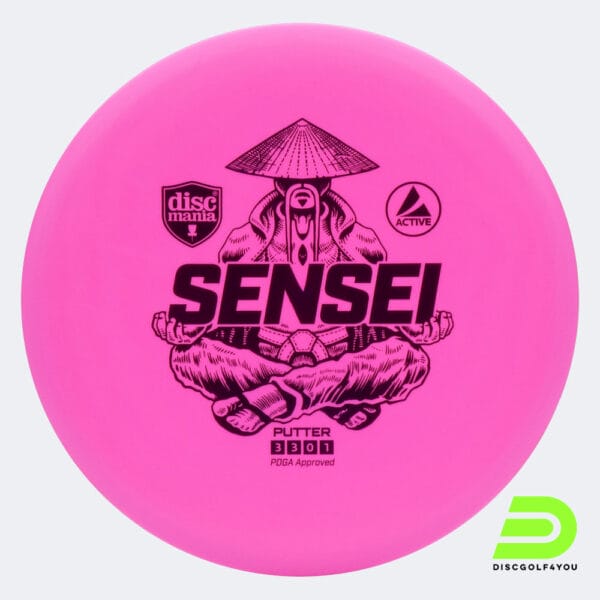 Discmania Sensei in rosa, im Active Kunststoff und ohne Spezialeffekt