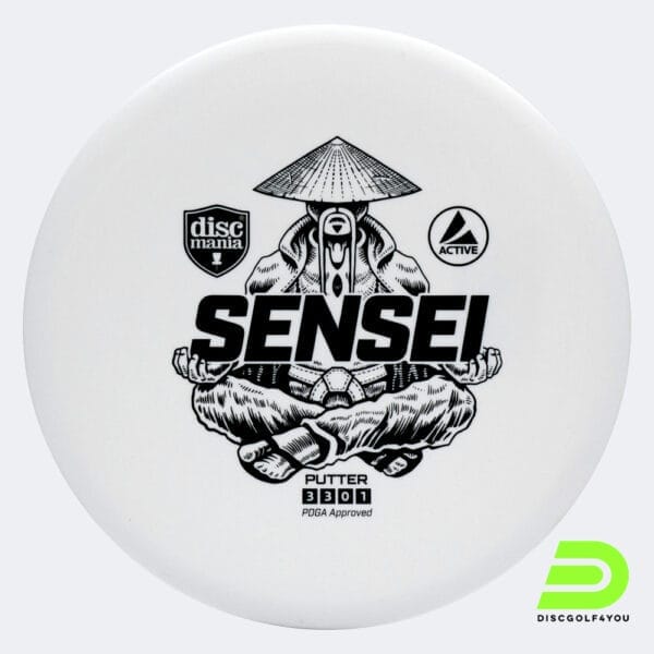 Discmania Sensei in weiss, im Active Kunststoff und ohne Spezialeffekt