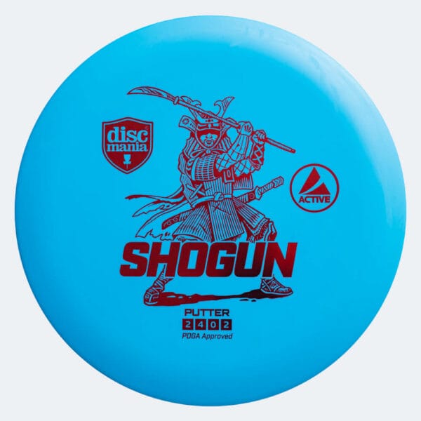 Discmania Shogun in blau, im Active Kunststoff und ohne Spezialeffekt
