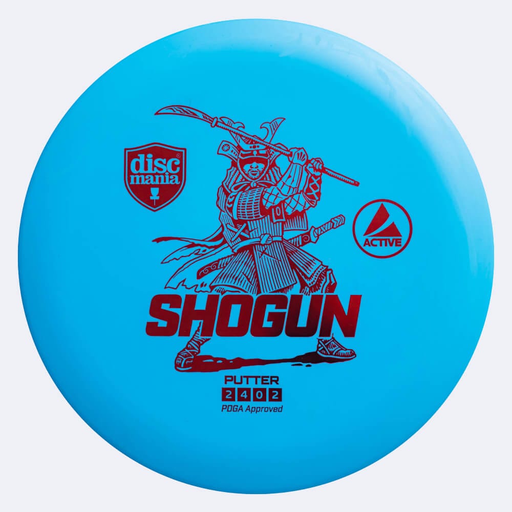 Discmania Shogun in blau, im Active Kunststoff und ohne Spezialeffekt