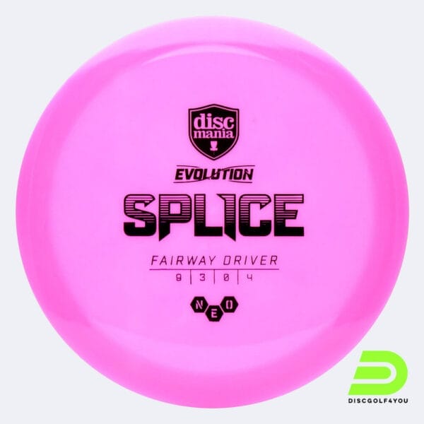 Discmania Splice in rosa, im Neo Kunststoff und ohne Spezialeffekt