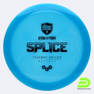Discmania Splice in blau, im Neo Kunststoff und ohne Spezialeffekt