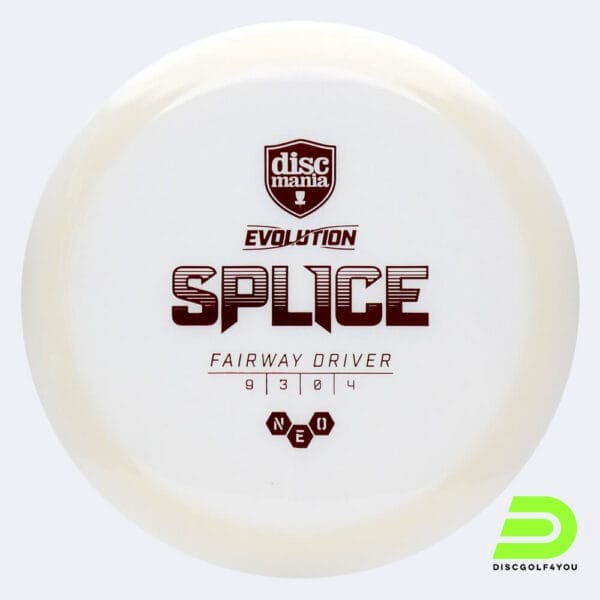 Discmania Splice in white, neo plastic