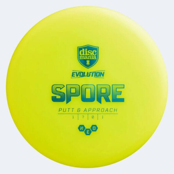 Discmania Spore in yellow, soft neo plastic