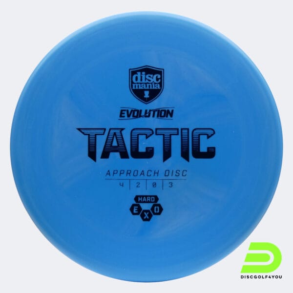 Discmania Tactic in blau, im Exo Hard Kunststoff und ohne Spezialeffekt