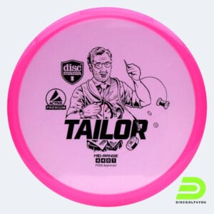 Discmania Tailor in rosa, im Active Premium Kunststoff und ohne Spezialeffekt