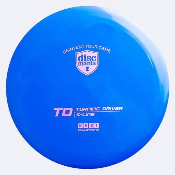 Discmania TD in blue, s-line plastic